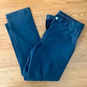 Bonobos Men's Size 34x30 Highland Slim Fit Golf Pants Blue Herringbone
